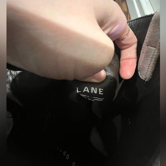 LANE BOOTS LEXINGTON BOOT IN CERAMIC CRACKLE sz 9 white distressed western - Picture 9 of 13